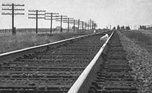 Prairie rail line, 1971