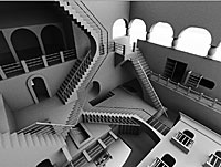 M.C. Escher staircase.