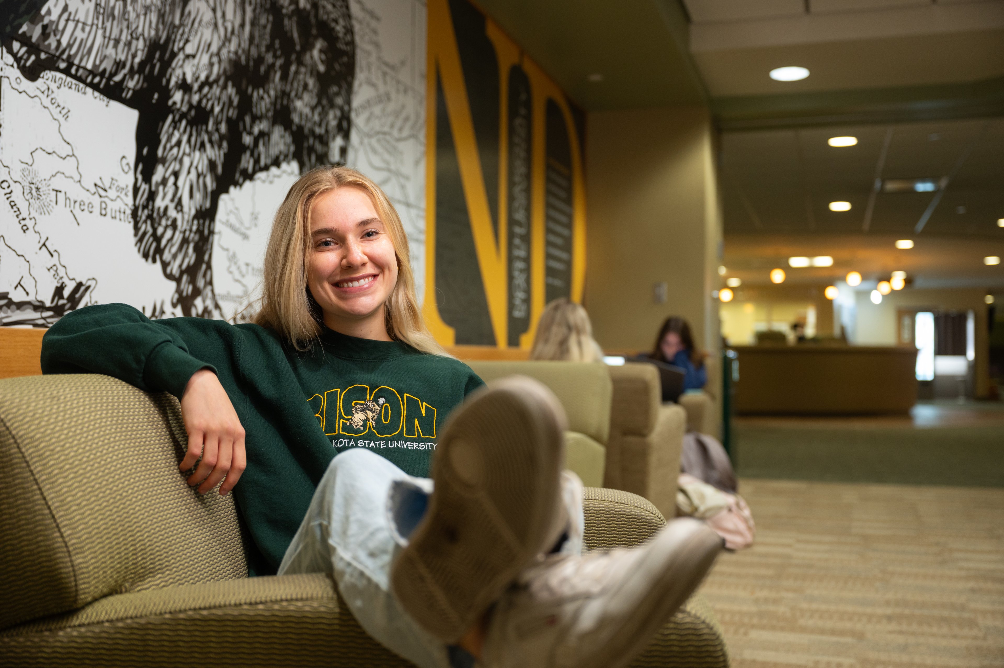 Photo of Jillian McCusker on campus