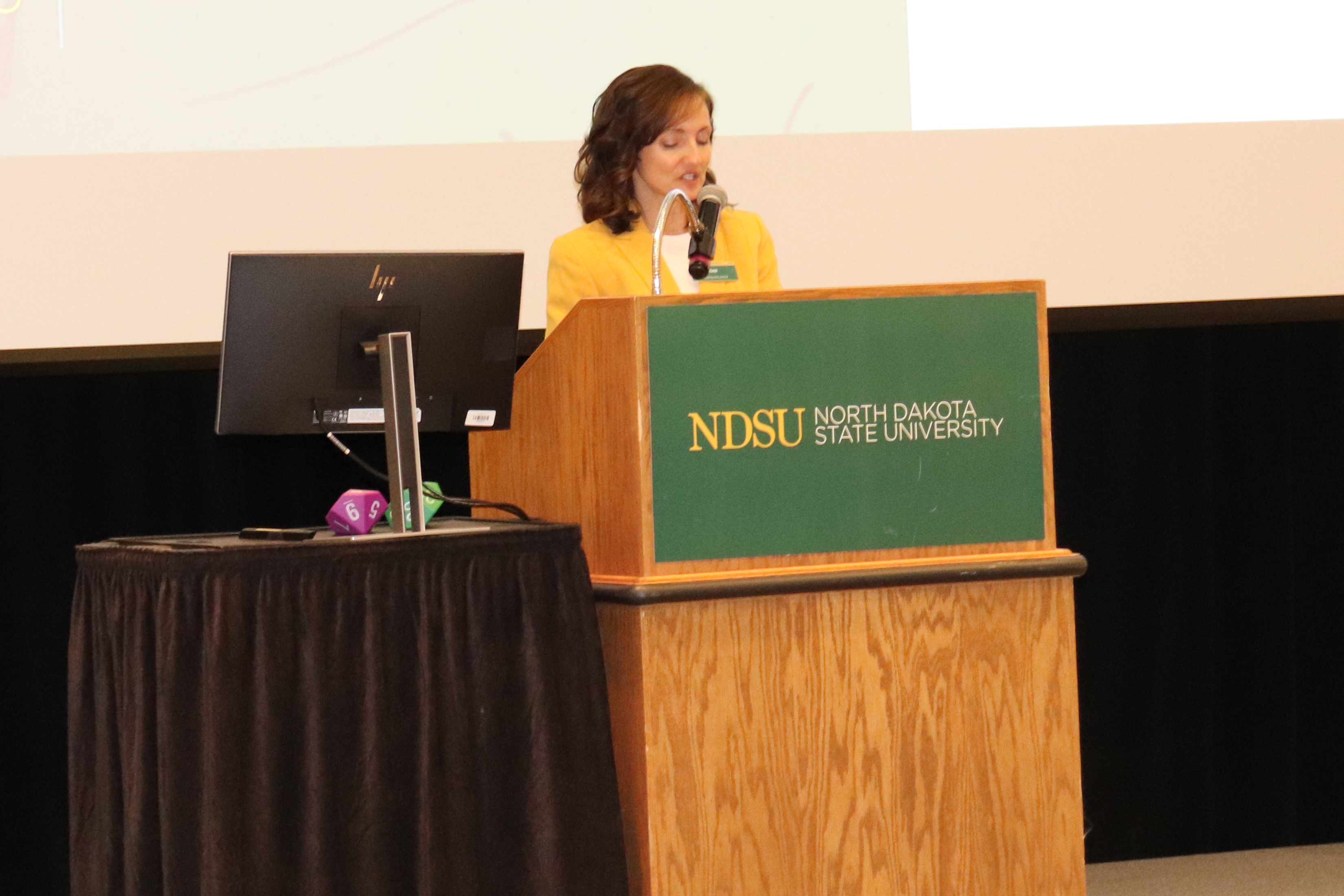 Dr. Duffield welcoming conference participants