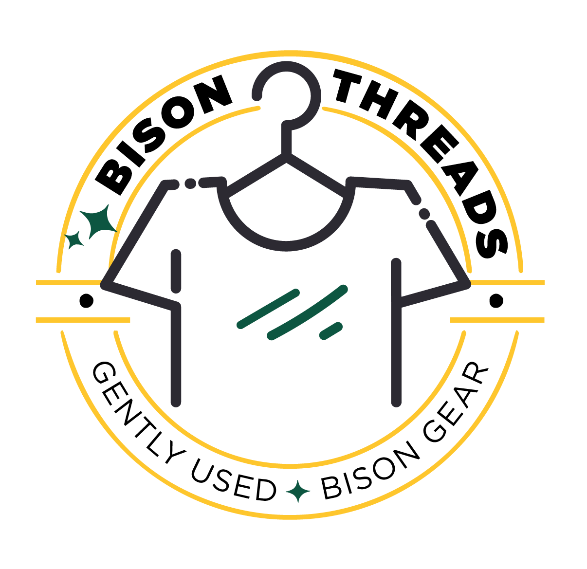 Bison Threads logo, Gently Used Bison Gear