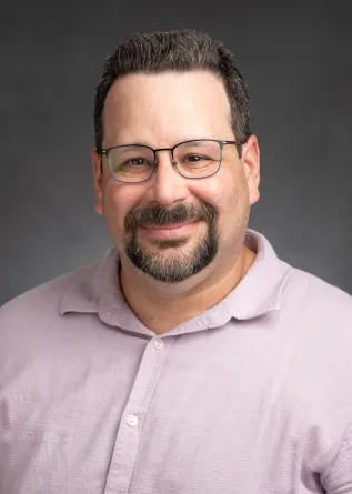 This is a picture of a man at work. 