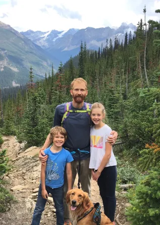 Benjamin Melby smiling confidently at camera.