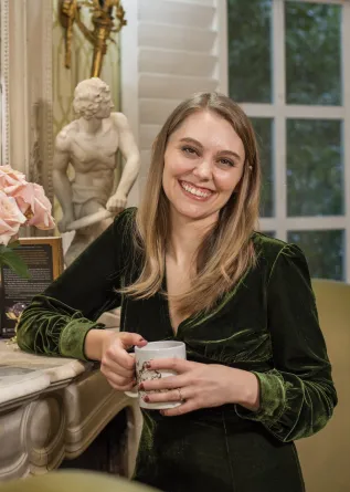 Cassi smiling at the camera