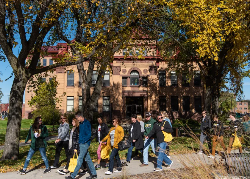 Photo of an NDSU tour