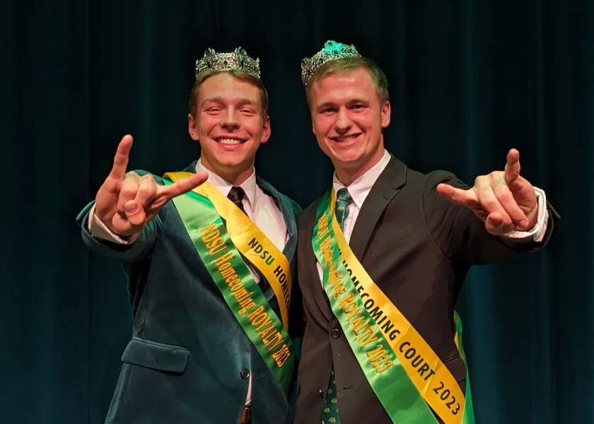 A photo of NDSU's 2023 Homecoming royalty