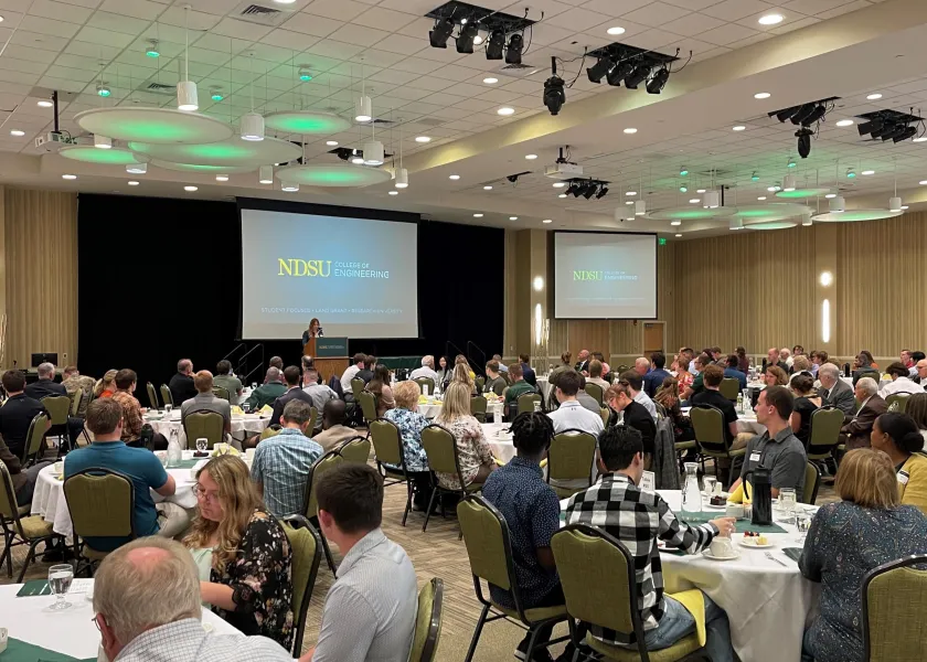 The NDSU College of Engineering recently held its sixth annual Scholarship and Awards Reception