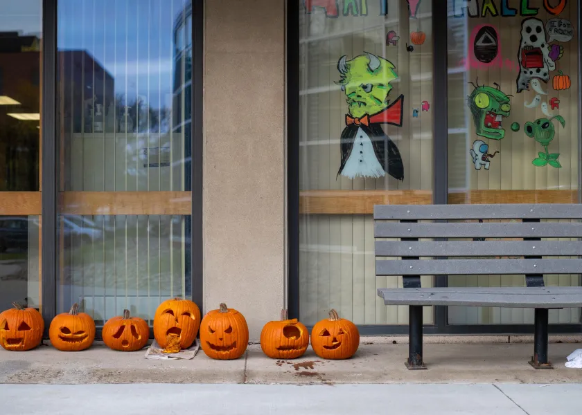 Photo of a Halloween setting
