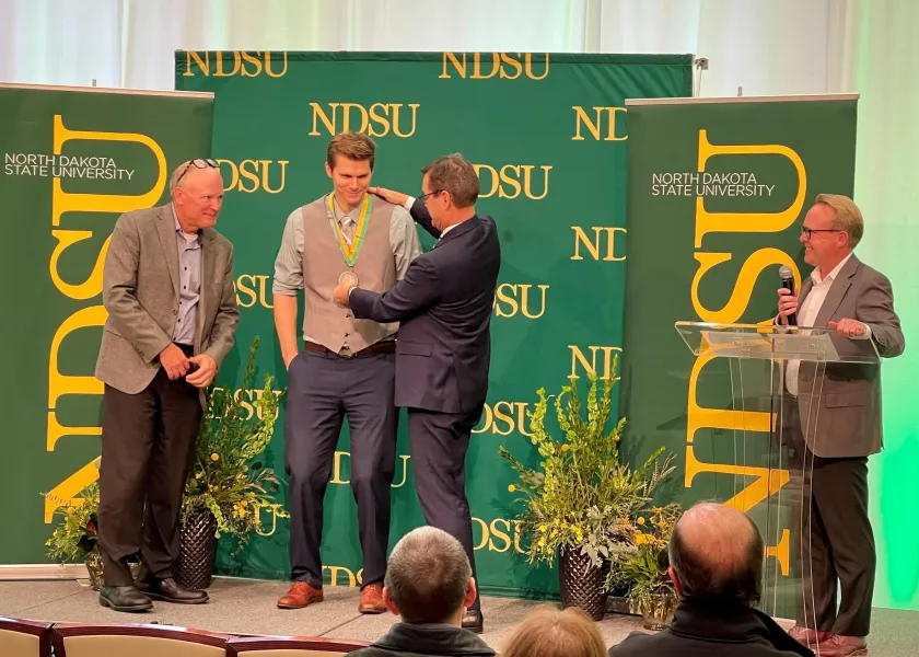 Adam Gladen, associate professor of mechanical engineering, was appointed the inaugural KFI Engineers Professor of Energy Stewardship 