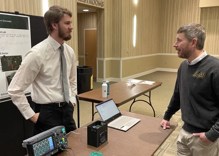 The NDSU College of Engineering held its 2023 Winter Senior Design Expo Dec. 6 