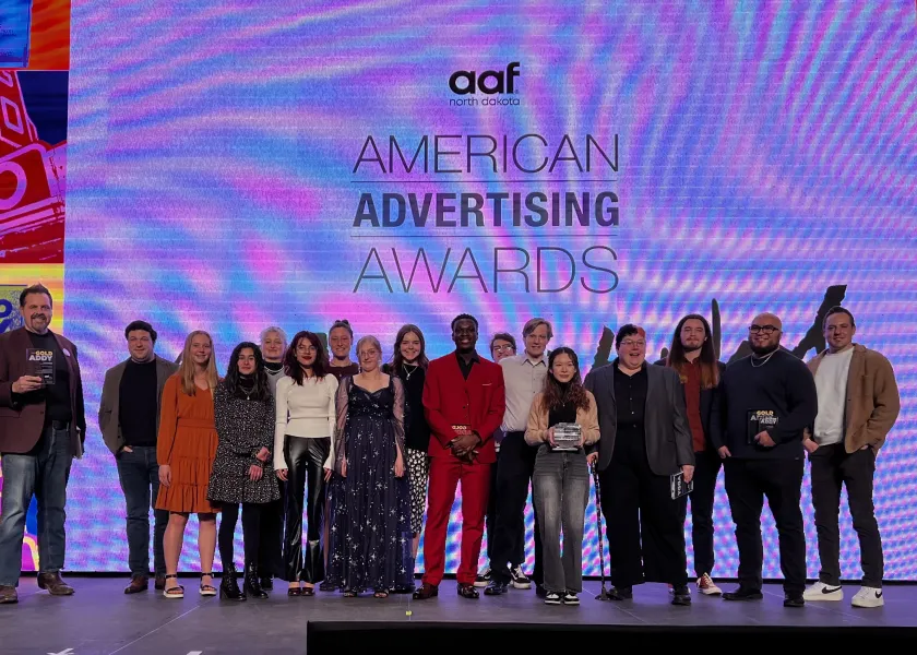 Five students from the NDSU School of Design, Architecture and Art were awarded an ADDY 