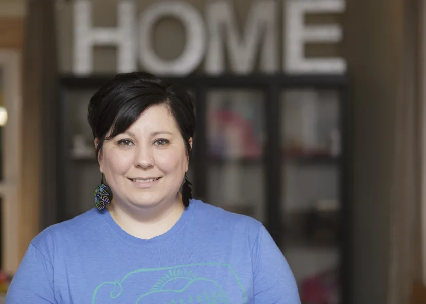 NDSU alumna Caitlin Johnson, an assistant professor of educational leadership at Minnesota State University Moorhead