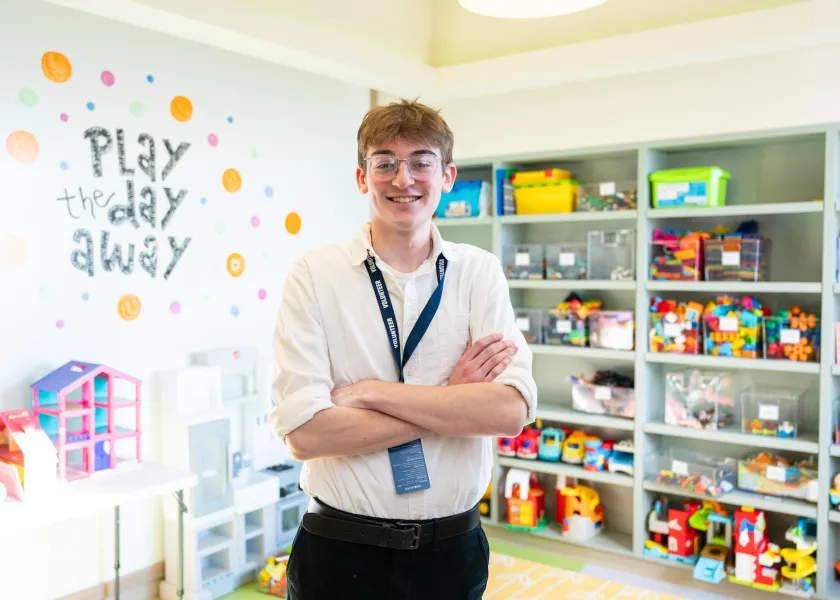 Photo of NDSU student Aidan Gallagher