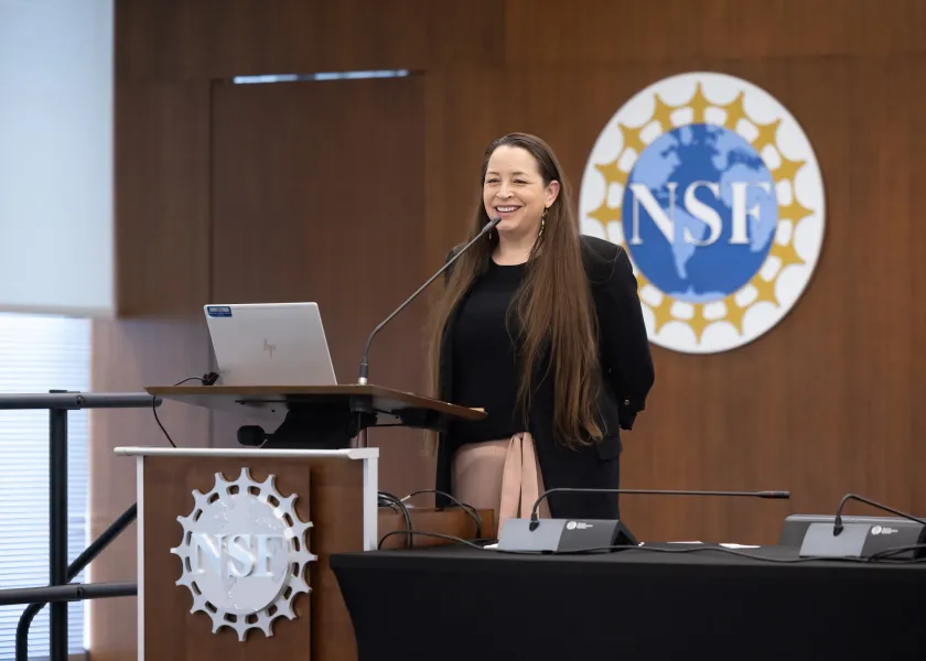 Photo of NDSU professor Hollie Mackey