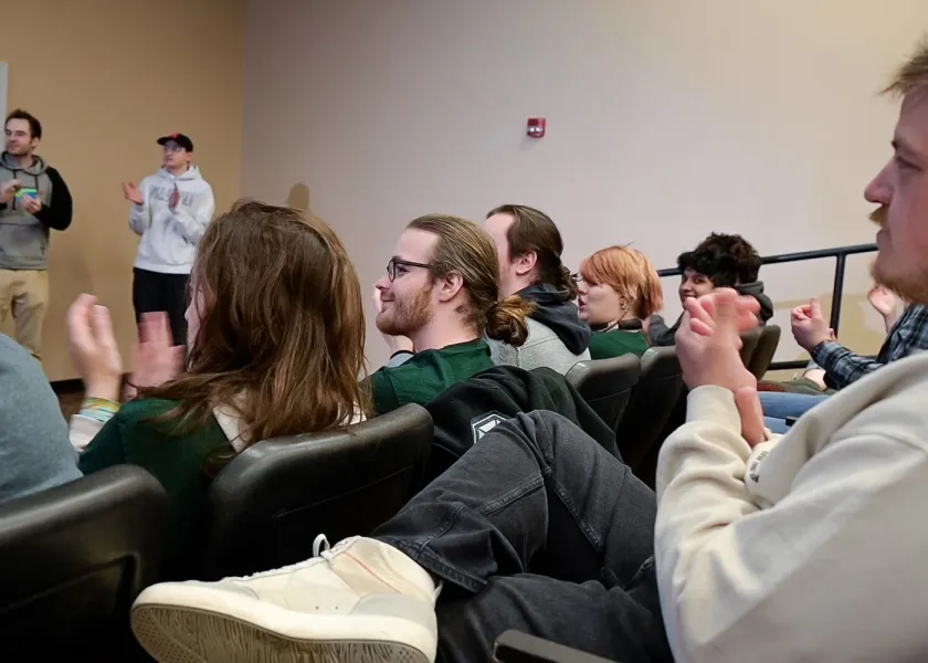 Photo of NDSU To Be Determined improv comedy group
