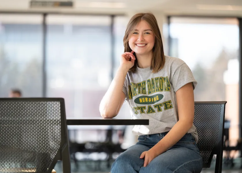 laura paulsrud, ndsu student