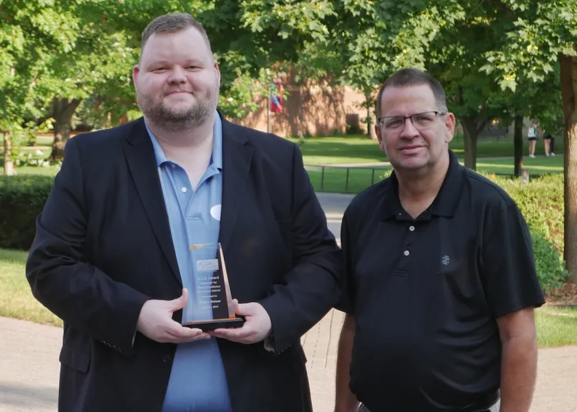 Shawn Neisen, an NDSU doctoral student