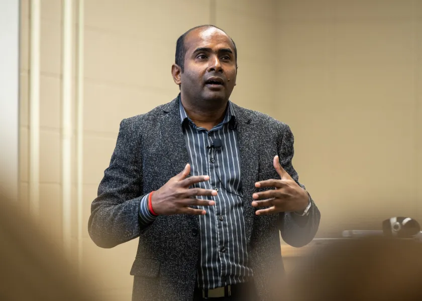 Sathish Venkatachalem, associate professor of pharmaceutical sciences