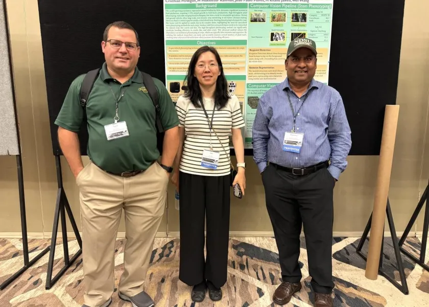 NDSU associate professor of plant sciences Mukhlesur Rahman