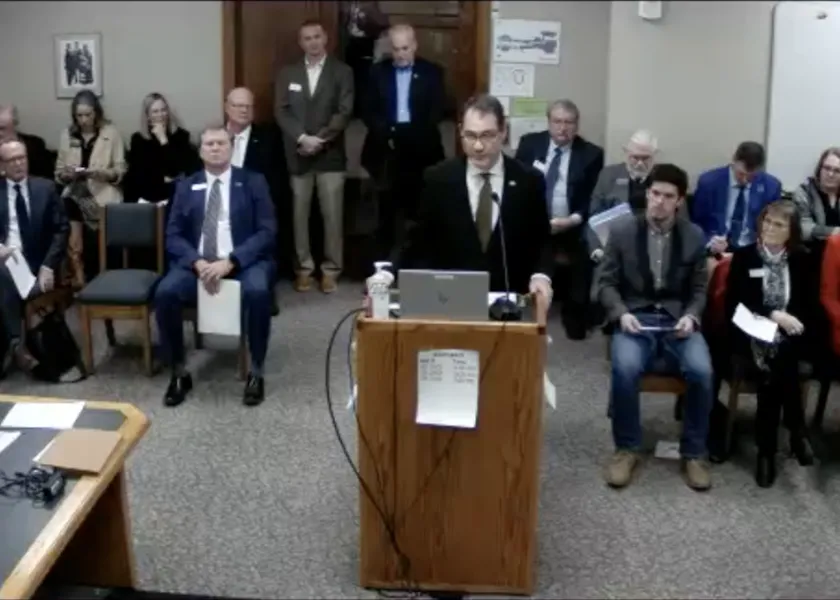 NDSU President Cook in Bismarck