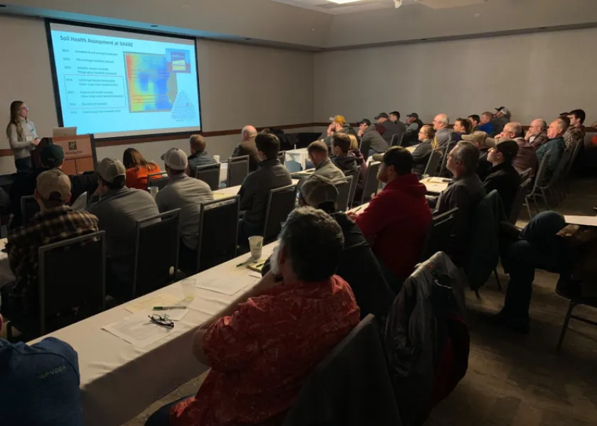 attendees of the Advanced Crop Advisors Workshop