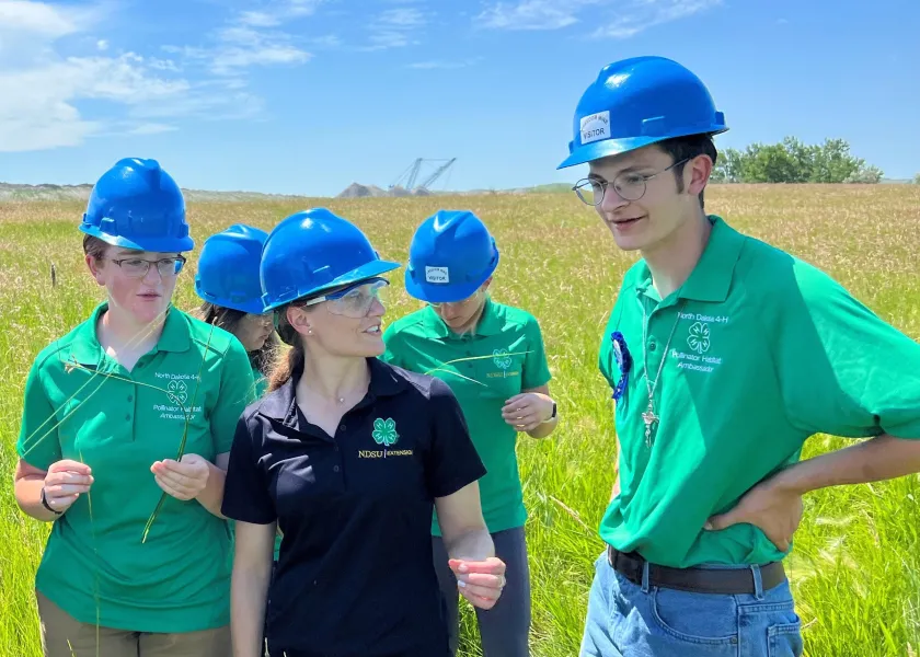 students taking part in 4-H Youth Development