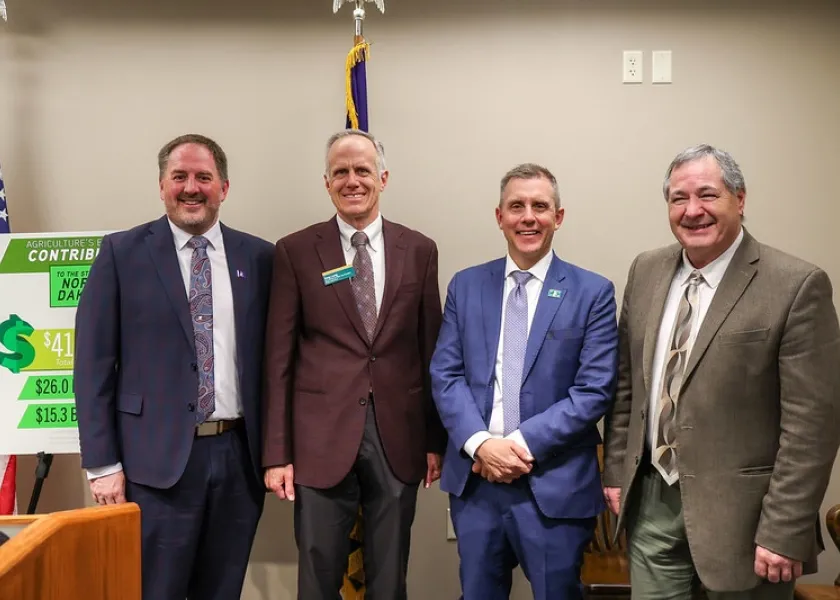 Gov. Kelly Armstrong, Greg Lardy and others.