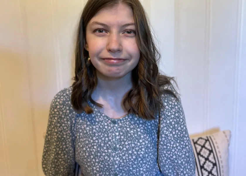 Sophia Tweten, a junior at Becker High School in Hancock, Minnesota