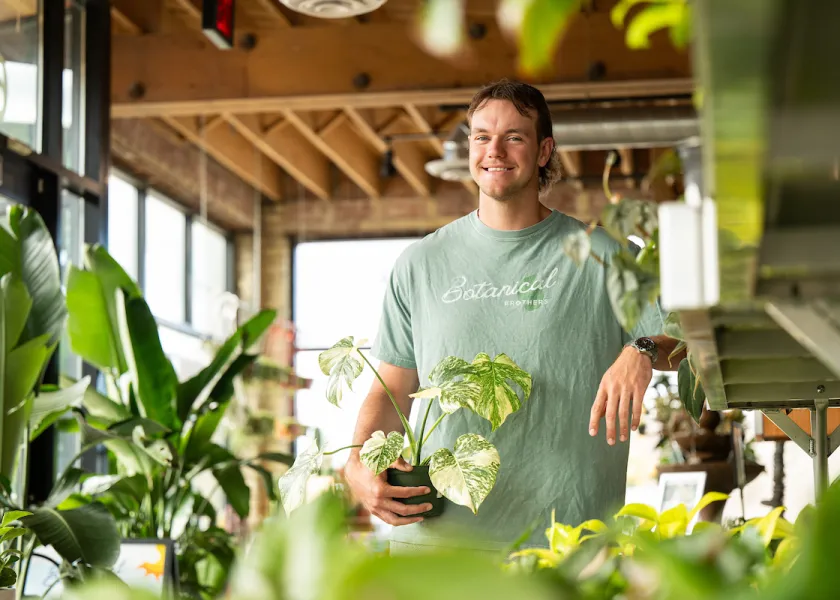Kale McCollum, co-owner of Botanical Brothers