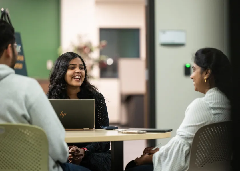 computer science students working on computer