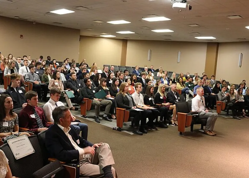 Business class on NDSU campus
