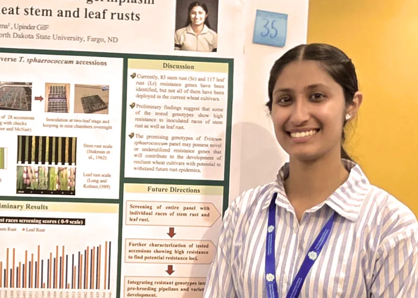 Graduate student Gayatri Sharma