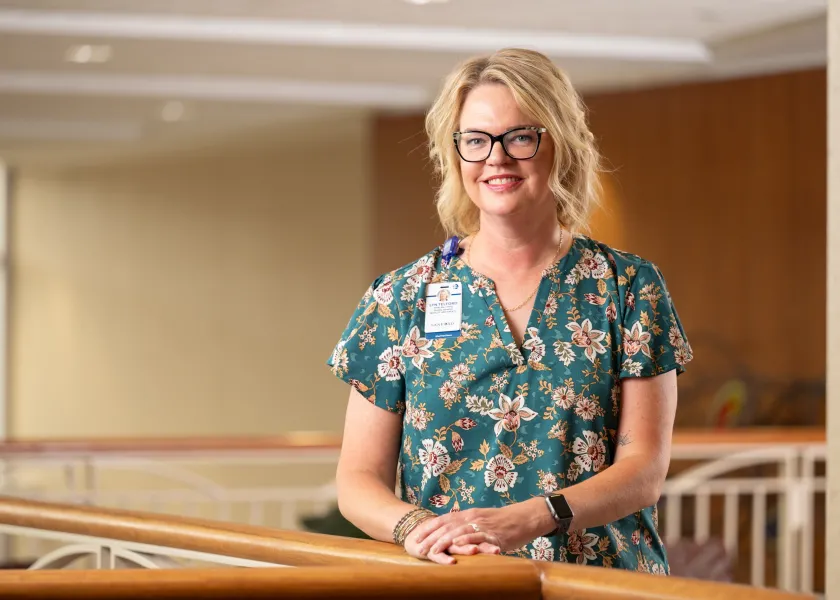 NDSU graduate Lyn Telford has become a leader at Sanford Health in Fargo.