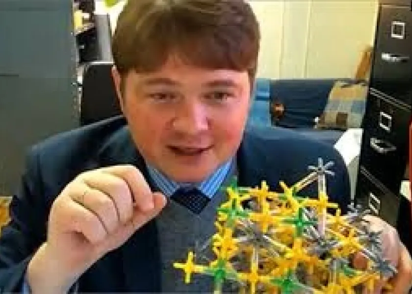 NDSU associate professor of chemistry and biochemistry, Dmitri Kilin, poses for a photo.