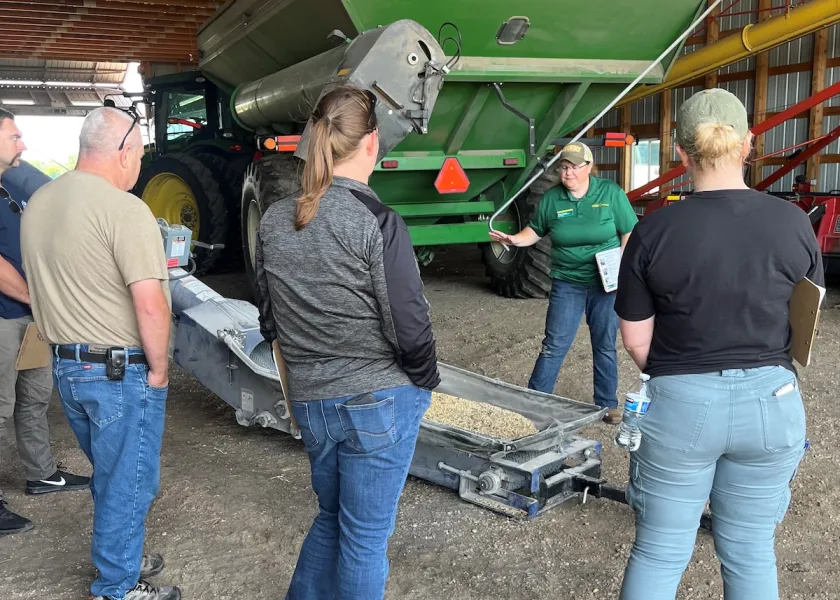 Farmers and ranchers learn about agriculture safety.