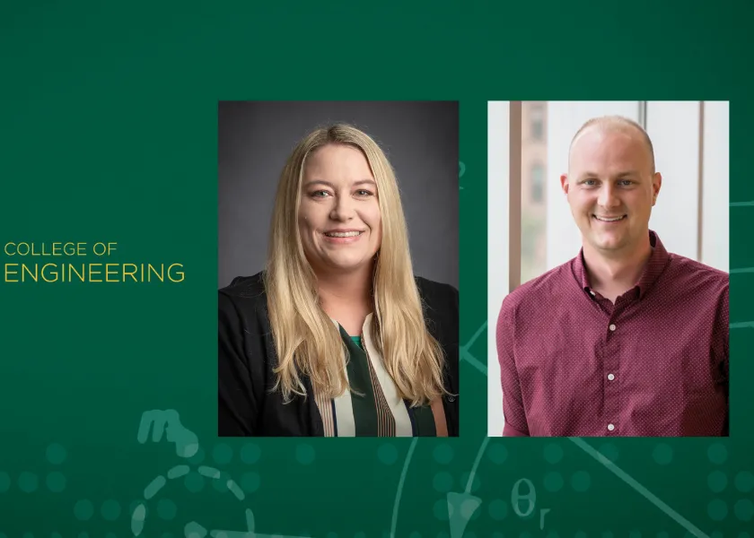 Photos of engineering staff award winners.