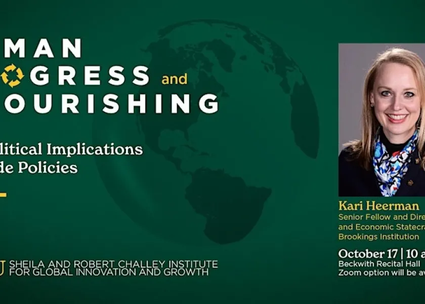 Graphic for Human Progress and Flourishing speaker