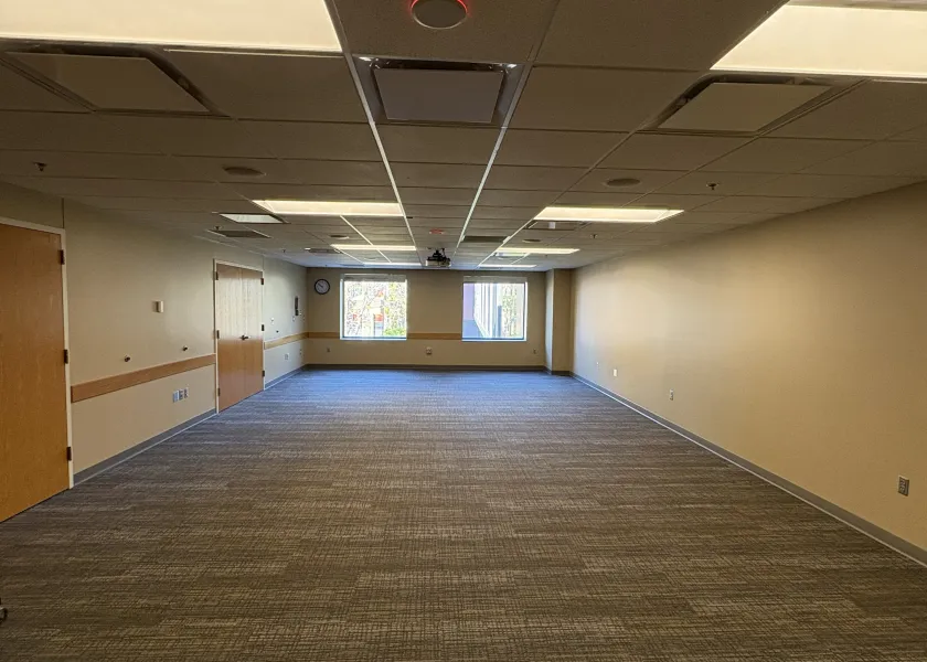 Badlands room clear of all tables and chairs