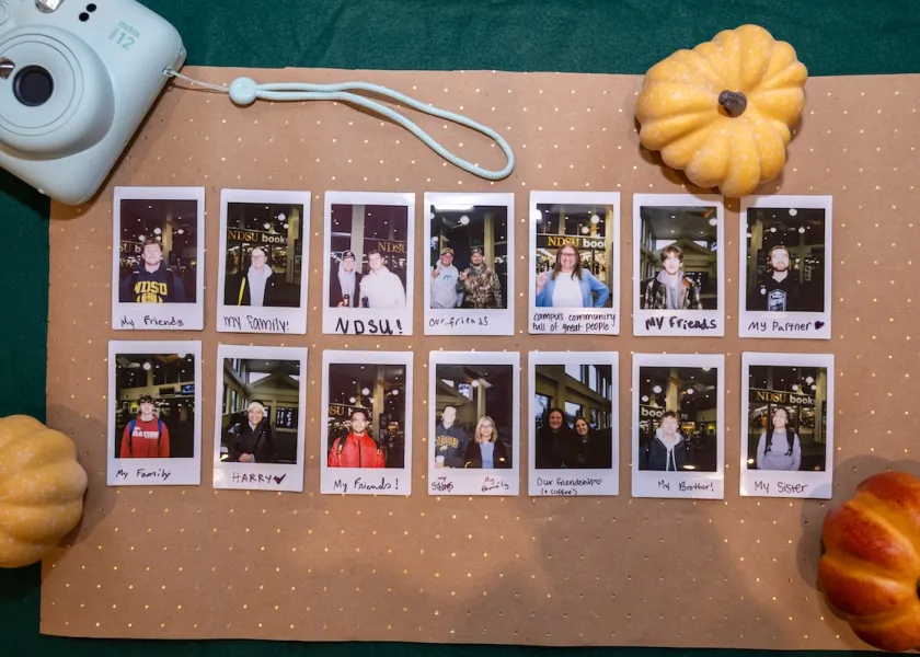 Photos of NDSU students