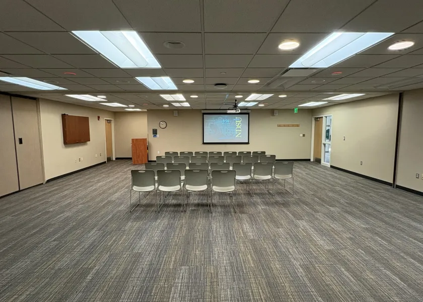 Prairie Rose setup in row seating