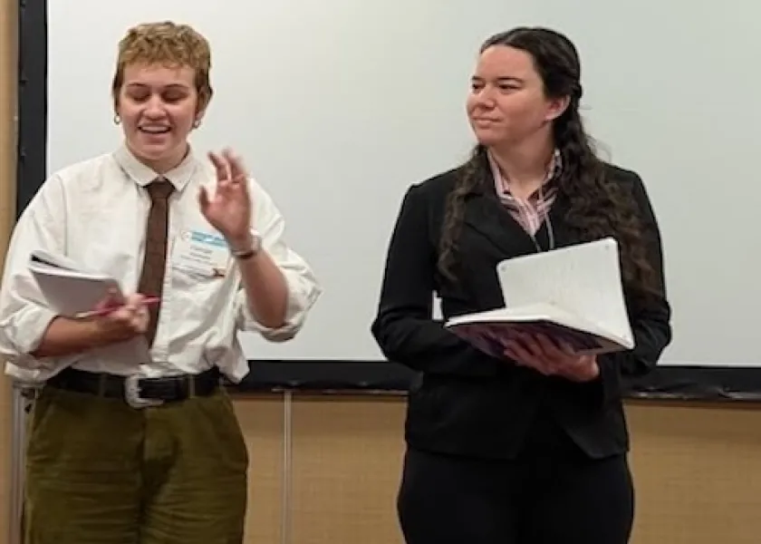 NDSU students at conference.