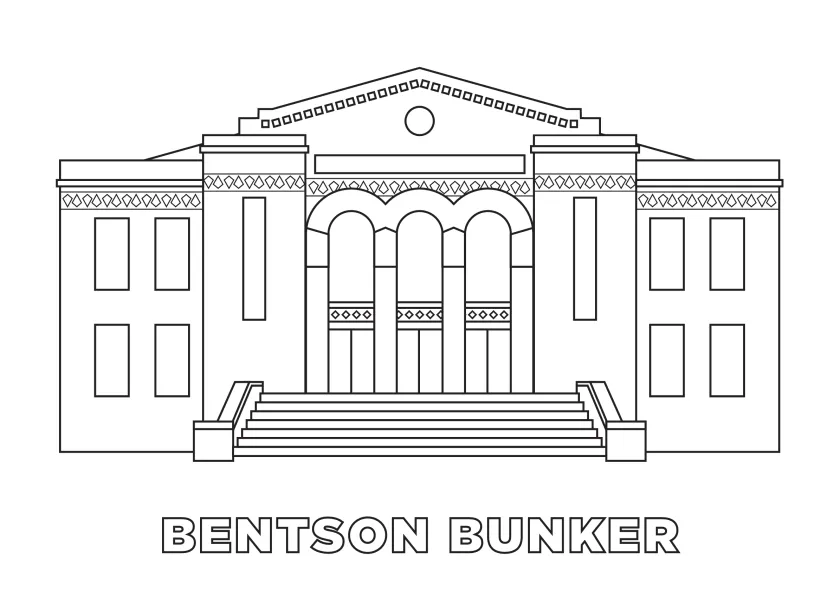 preview of Bentson Bunker coloring sheet
