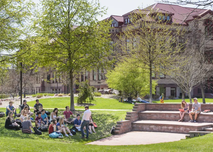 Mini Amphitheater near babbling brook