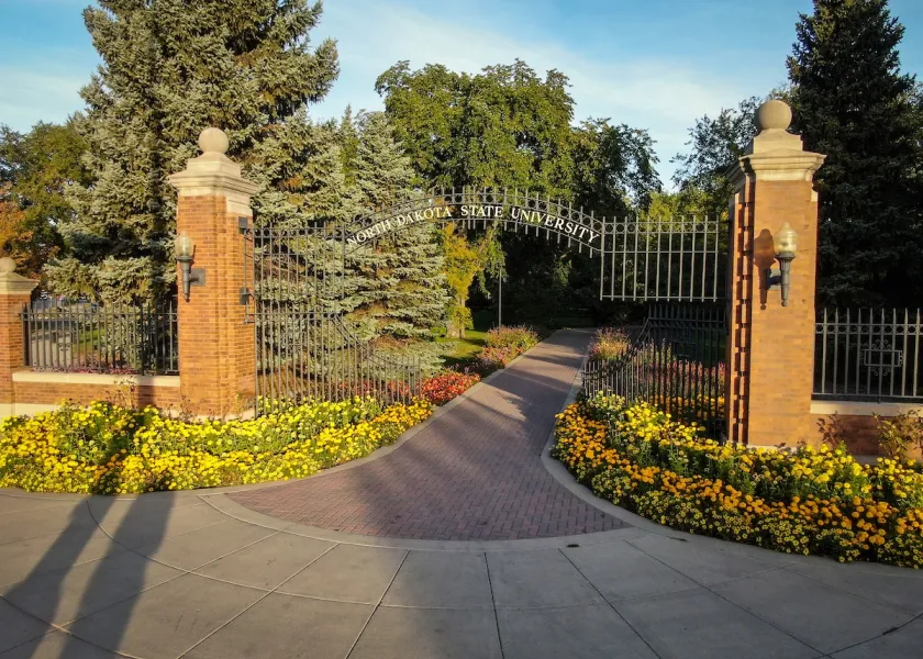 NDSU front gate