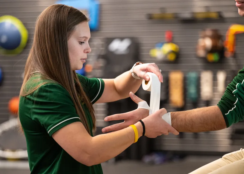 NDSU Athletic Trainer Kenzie Norgren