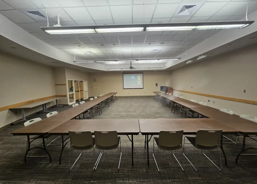 Hidatsa Room with U-shaped seating arrangement