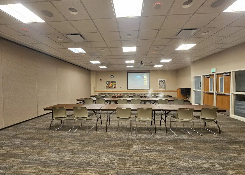 Rose Meeting Room in Classroom arrangement