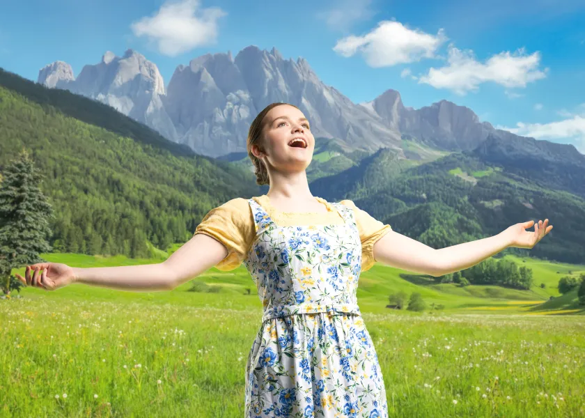 NDSU Olivia Desing, poses for a photo as Maria in the Sound of Music.