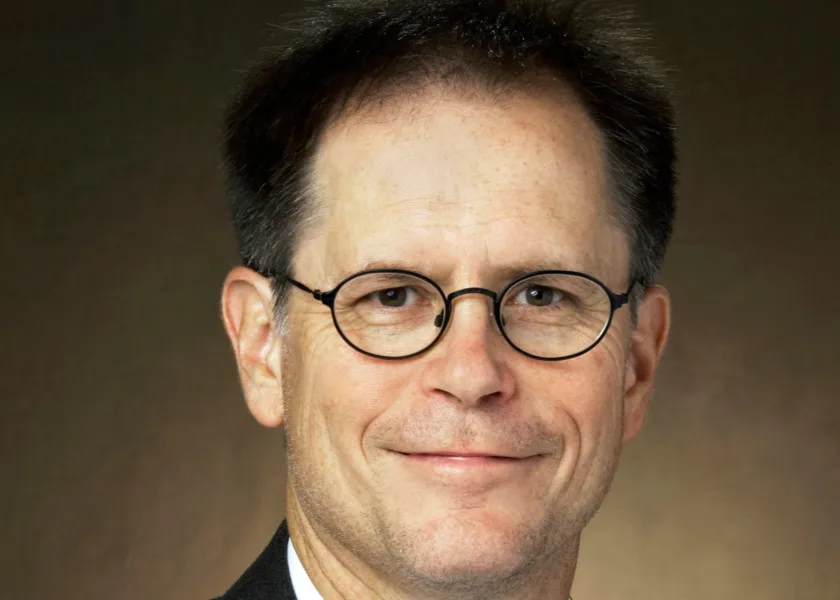 Joel Caton of the animal sciences department at NDSU poses for a headshot.