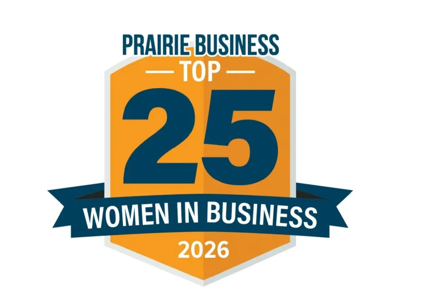 A graphic of Prairie Business' Top 25 Women in Business. 